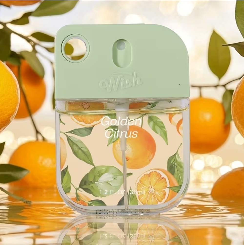 Wish Hand Sanitizer Spray Golden Citrus